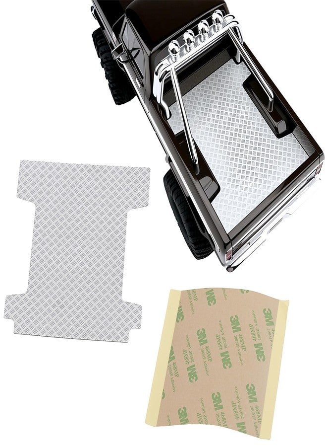 TCRC Stainless Steel Rear Body Anti-Skid Plate Board 1/18 TRX4M F-150 High Trail Crawler Truck Shell - Image 1